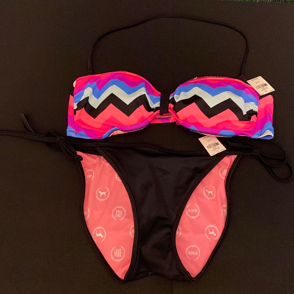 PINK Aztec print bikini